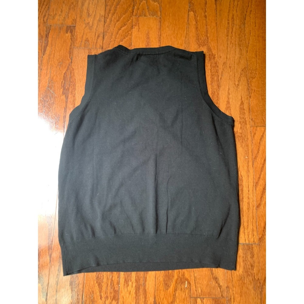 Evie Women's Sleeveless Black Sweater Size M - Picture 2 of 3